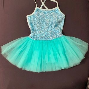 Teal tutu ballet iEFiEL dress, super cute